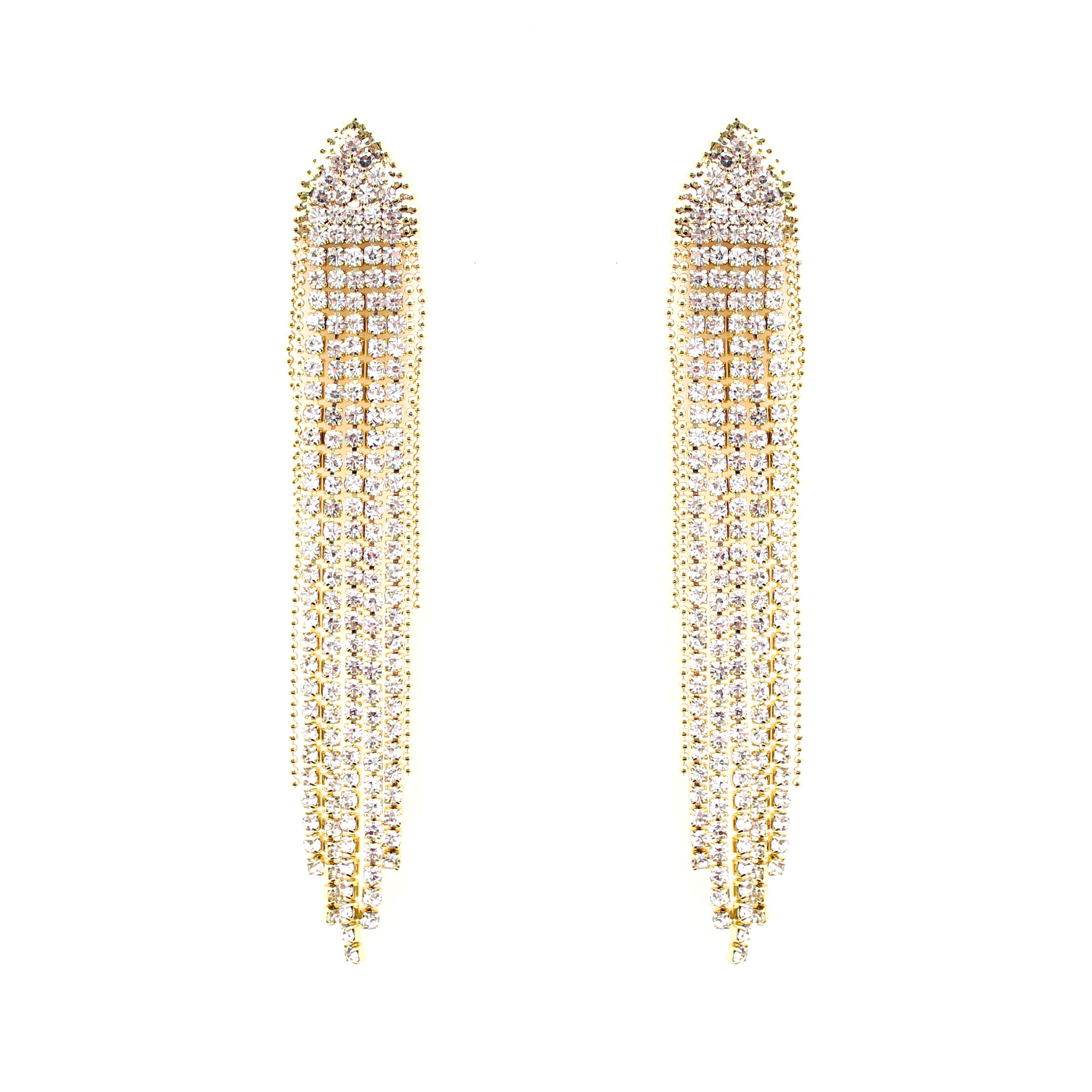 Gold Radiant Earrings - Image 2