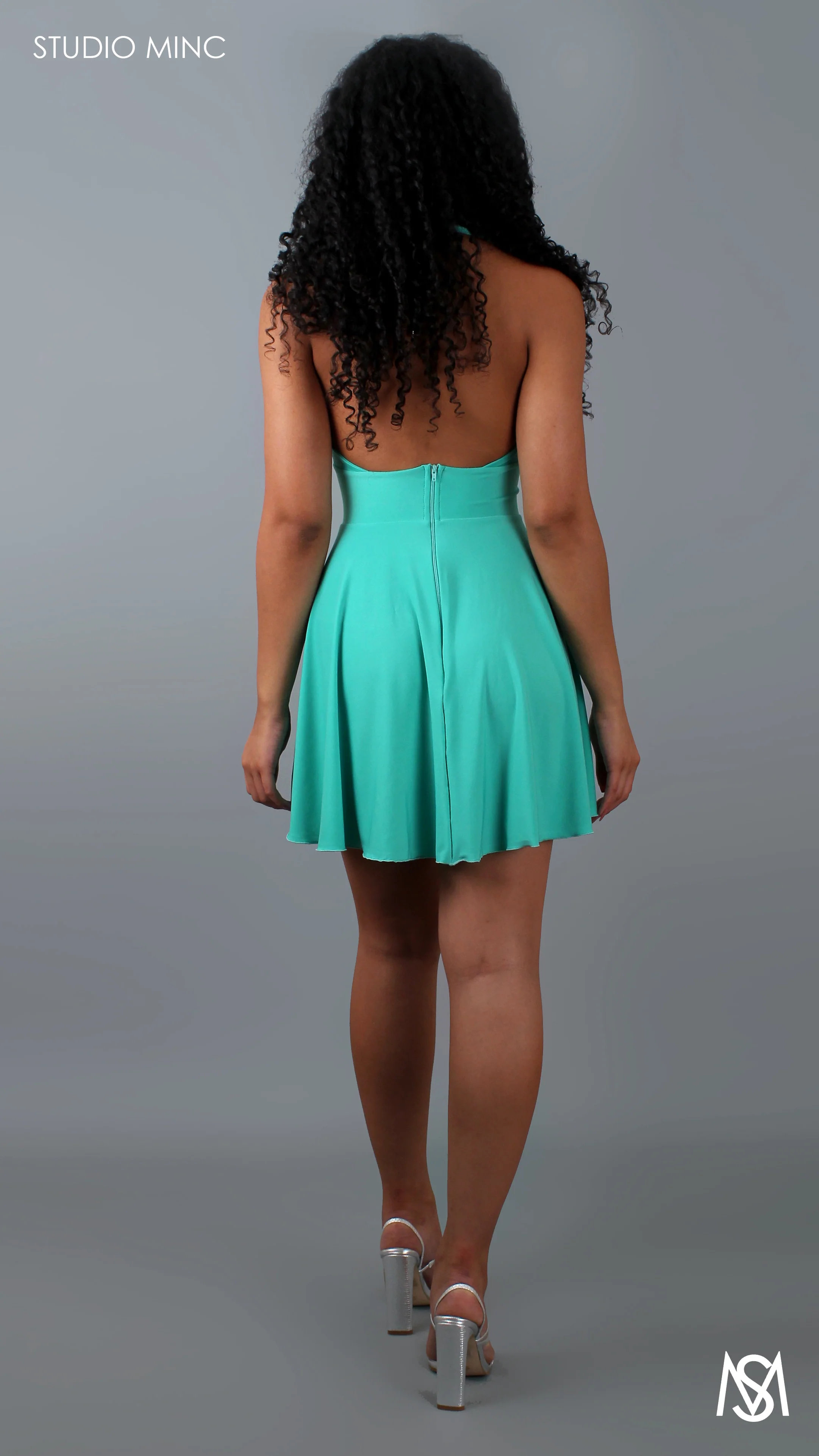 MINT SHELL - Summer Mini Dress - Image 3