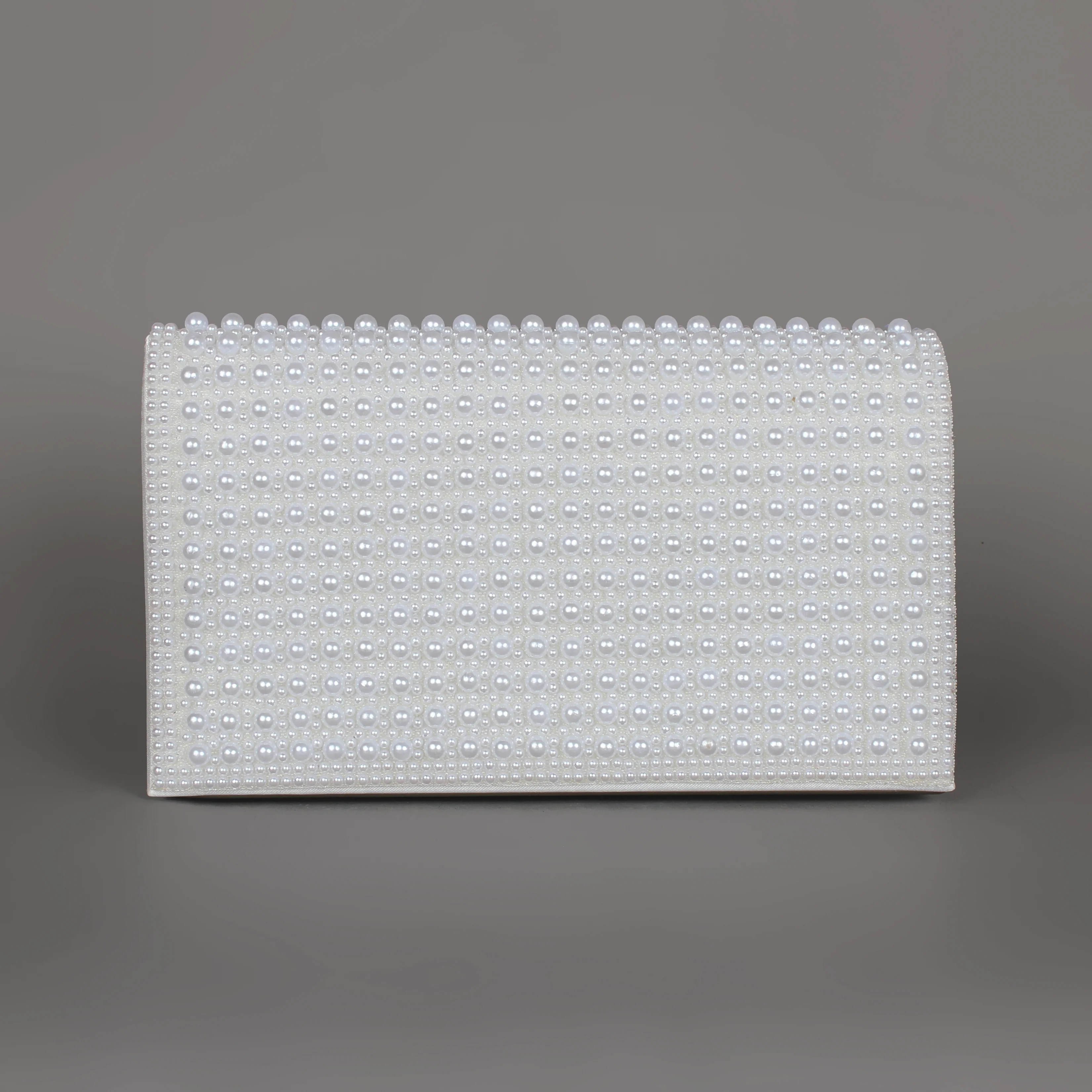 Pearl Clutch | Pearl rhinestone evening bag formal - Image 3