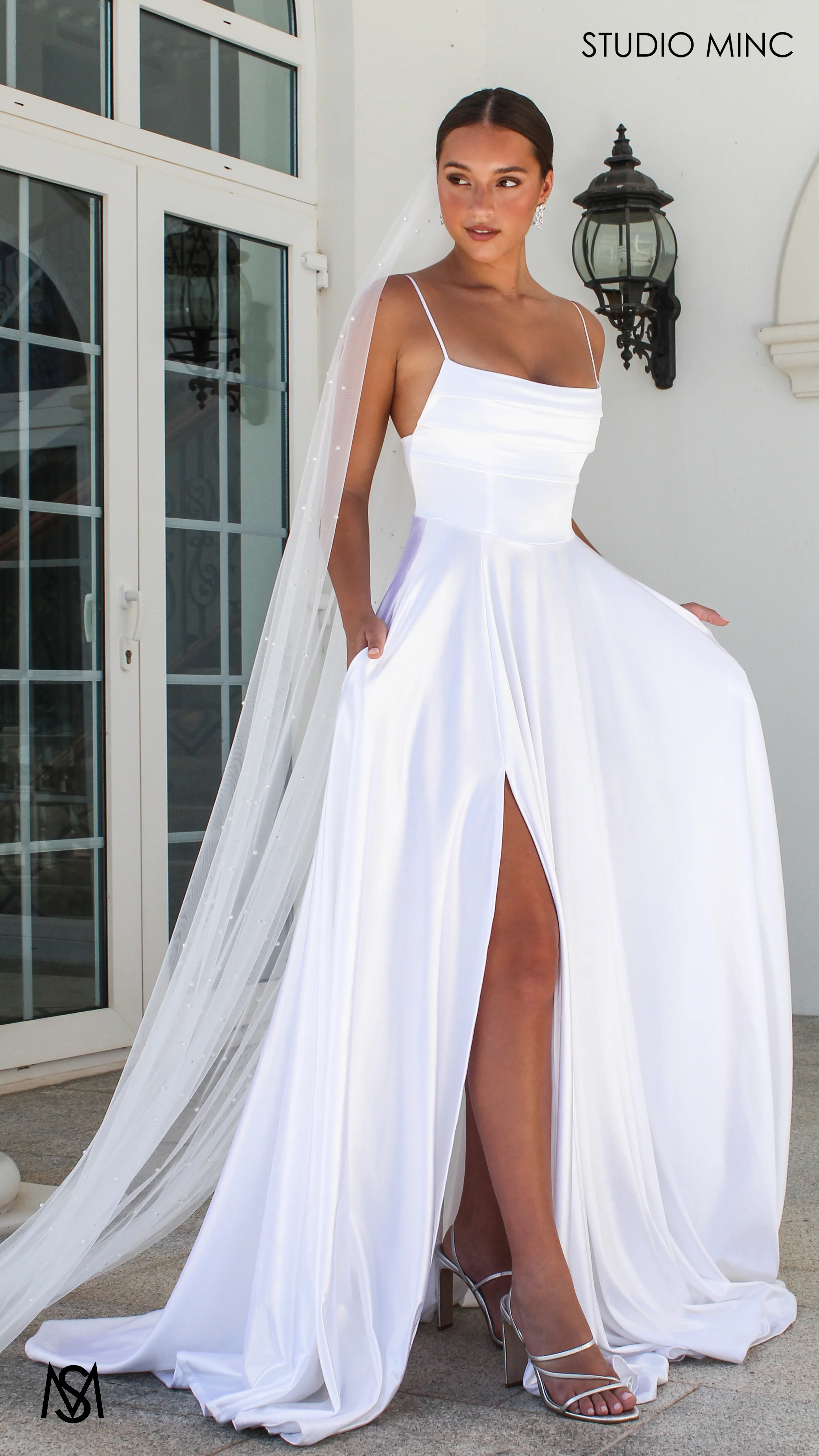 Classic Pearl Veil - 3m Long - Image 4