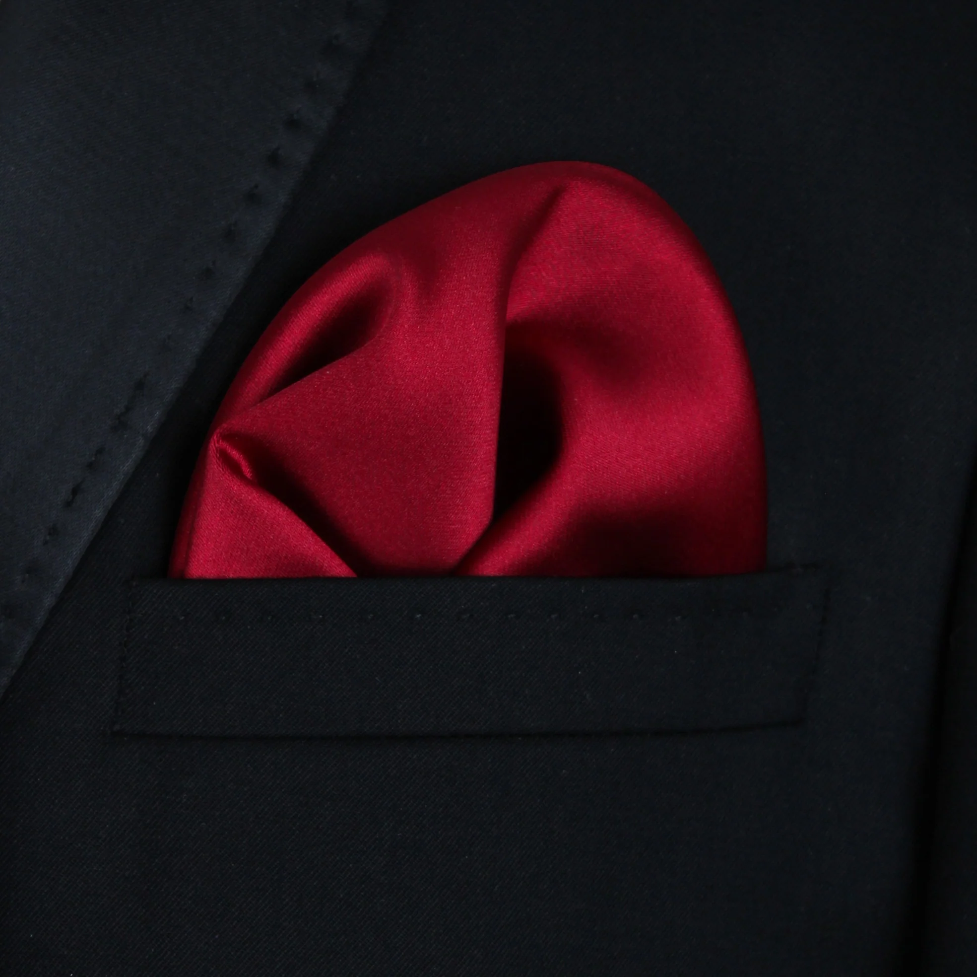 Pocket Square | Cherry Soft Satin #7