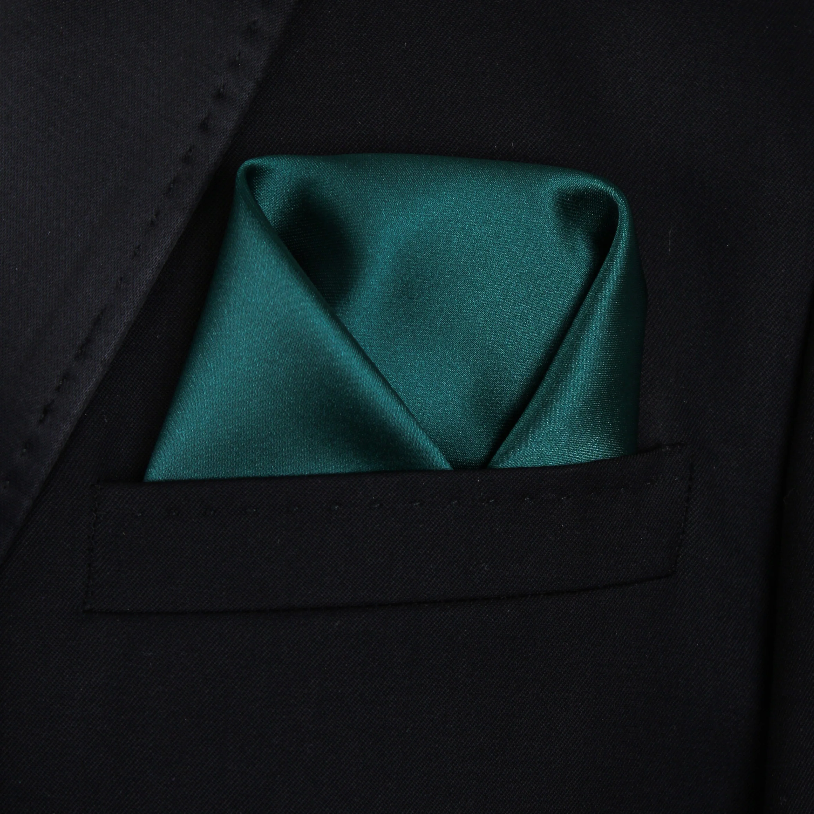 Pocket Square | Emerald Soft Satin #56