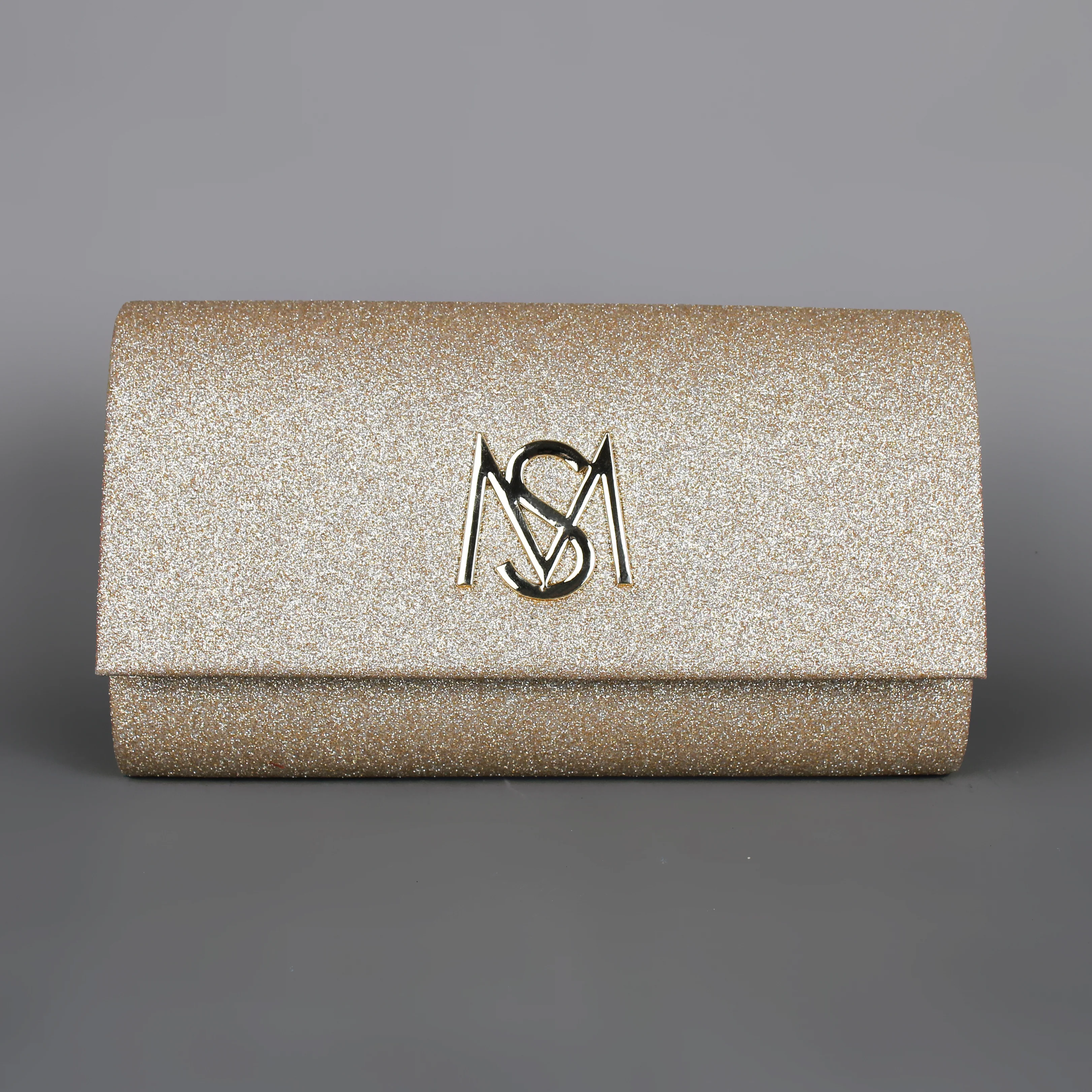 Shimmer Clutch | Gold Glitter evening bag formal - Image 2