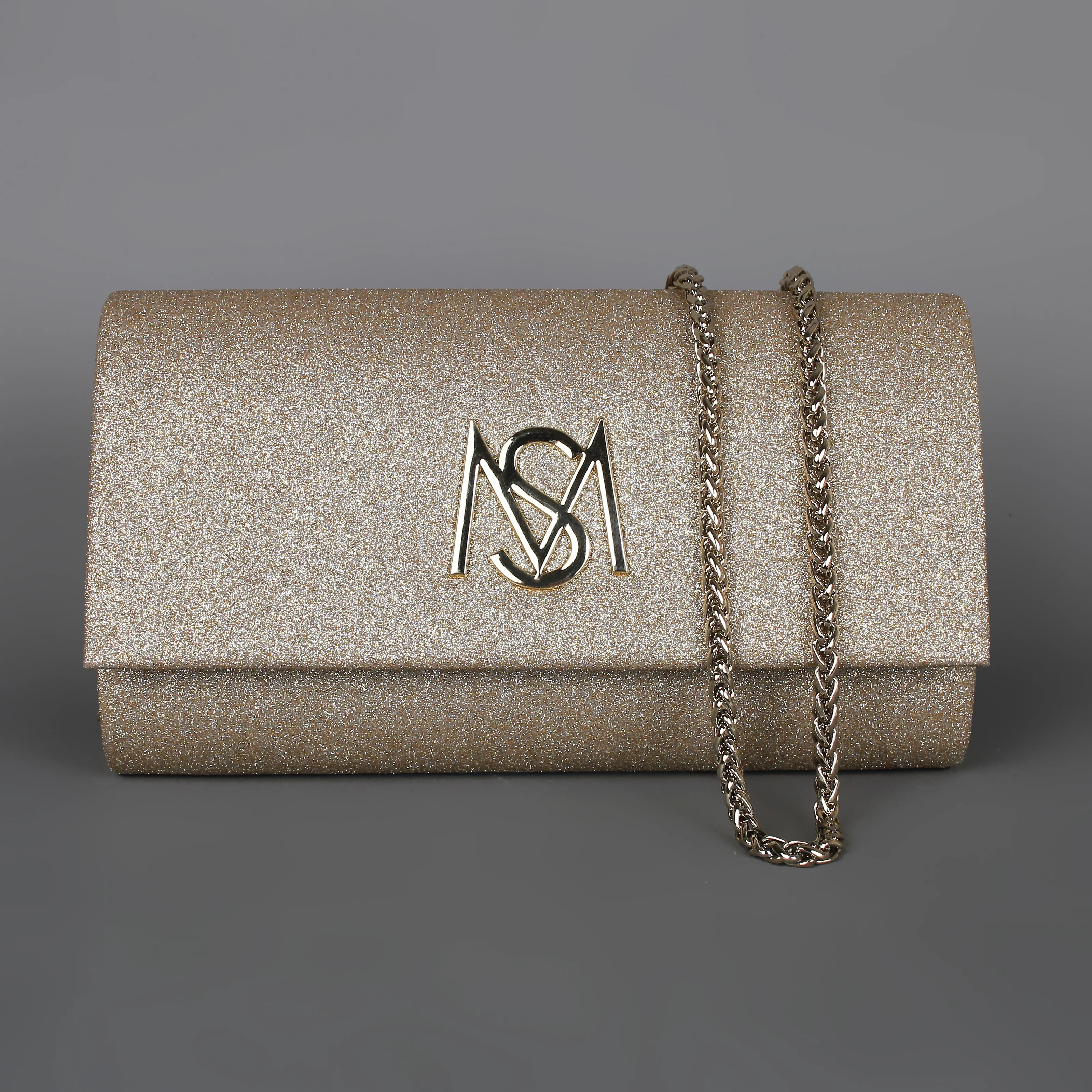 Shimmer Clutch | Gold Glitter evening bag formal - Image 5